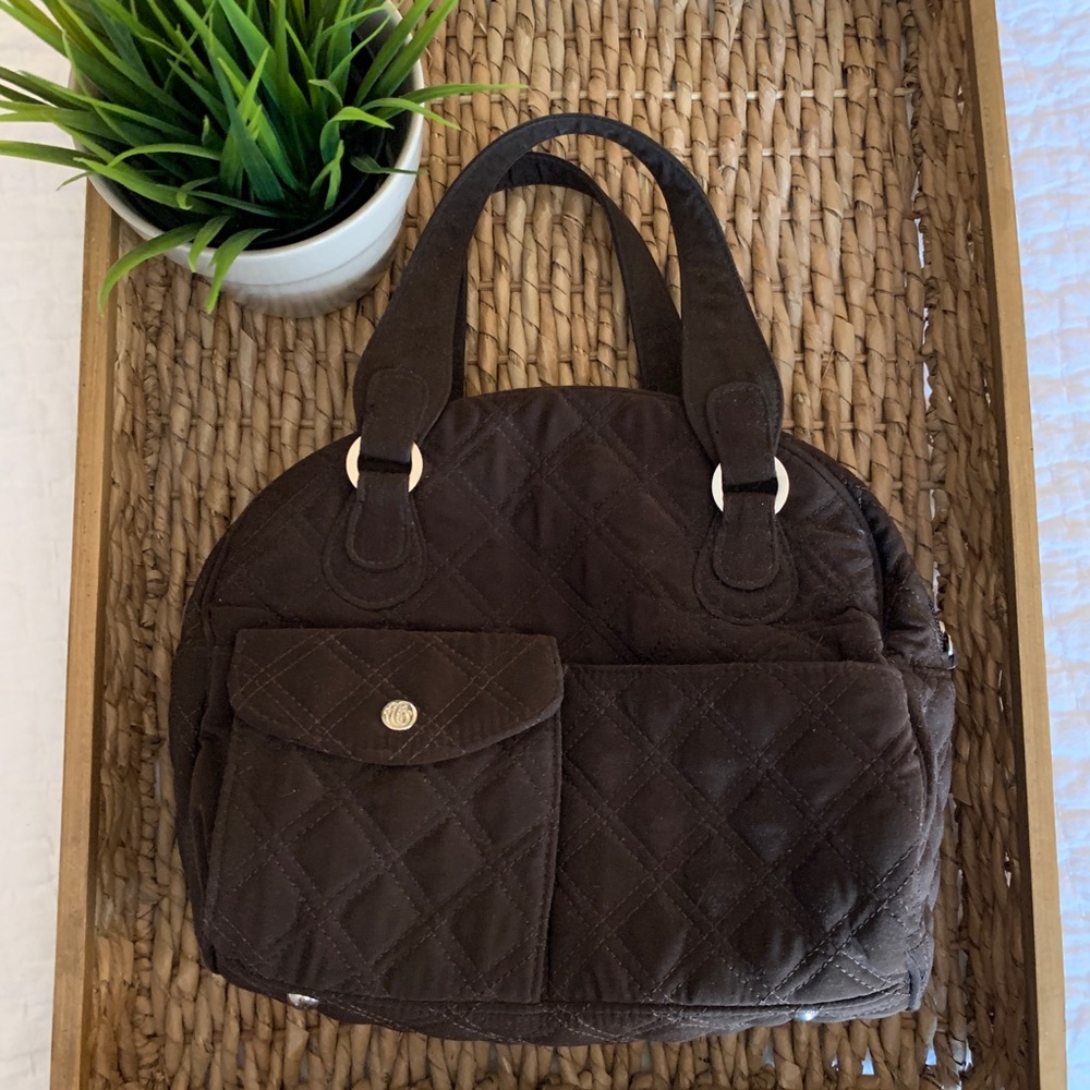 Vera Bradley Solid Brown Woven Bag
